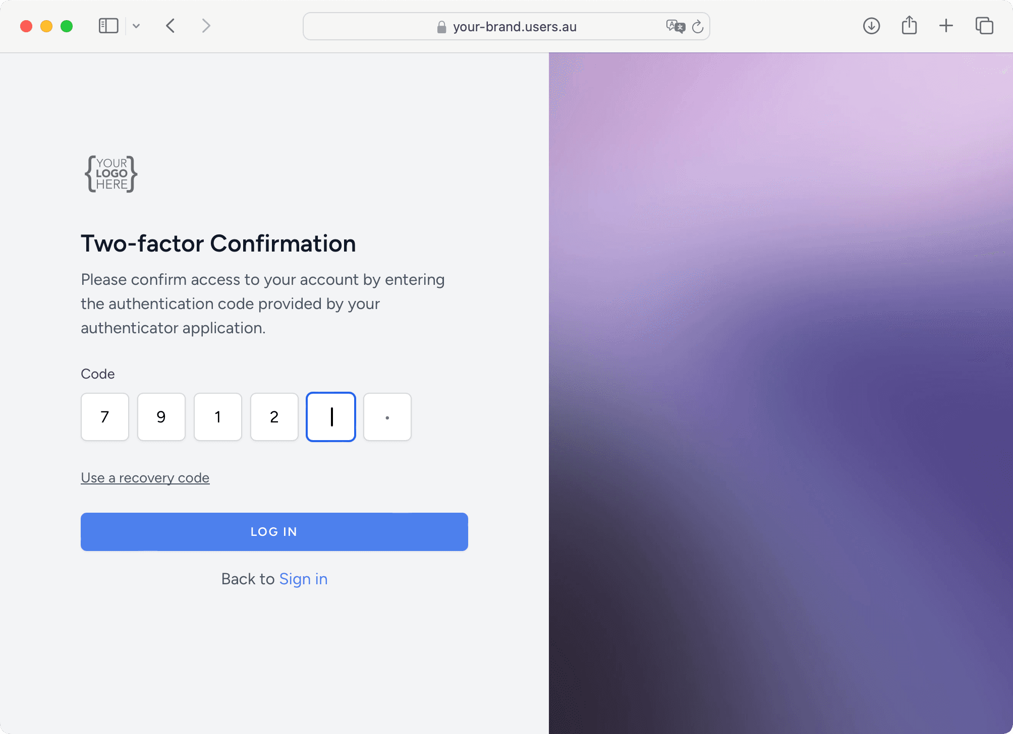 Advanced Multi-Factor Auth